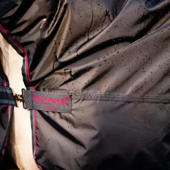 Couvertures Poneys|Couvertures Et Chemises*Horseware - Couverture imperméable de monte Rambo Mack in a Sack / marine/ gris Bordeaux