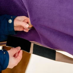 Couvertures Et Chemises*Horseware - Couverture polaire Amigo Fleece Cooler winterberry et taupe Violet