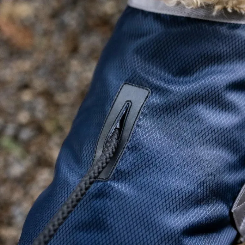 Hot - Couverture pour chien Ionic Therapy imperial blue/ argent/ marine 50g Manteaux