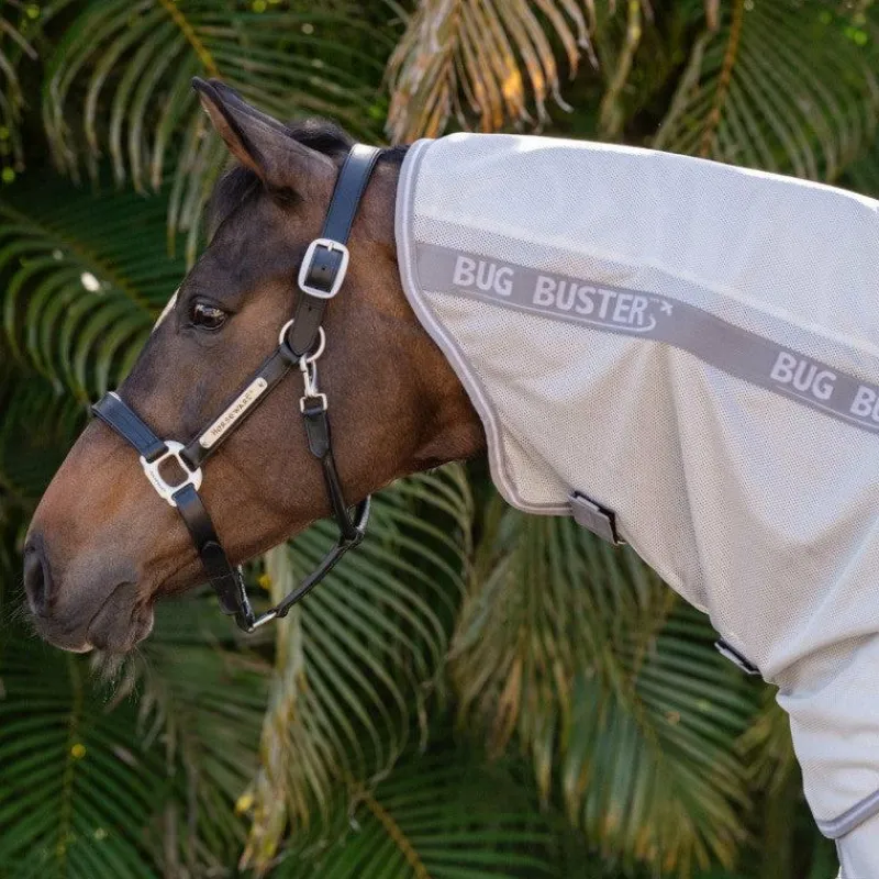 Couvertures Et Chemises*Horseware - Couvre-cou anti-mouches Amigo Bug Buster argent/ titanium grey/ argent Gris