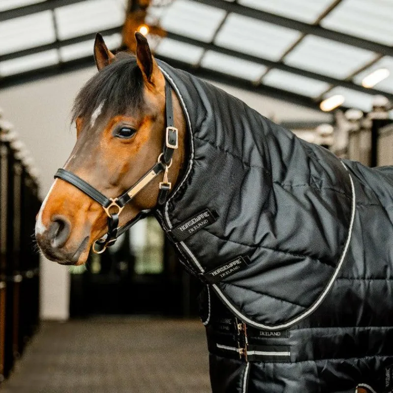 Couvertures Et Chemises*Horseware - Couvre-cou Easy Layer Stable et silver 100g Noir