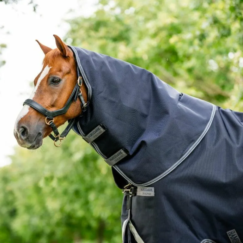 Couvertures Et Chemises*Horseware - Couvre-cou Rambo Supreme / thunderstorm grey/ argent 150g Marine