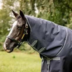 Discount - Couvre-cou Rambo Optimo Turnout / thunderstorm/ argent 150g Couvertures Et Chemises