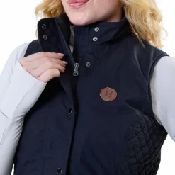 Pulls Et Gilets*Horseware - Gilet sans manches femme Newmarket Marine