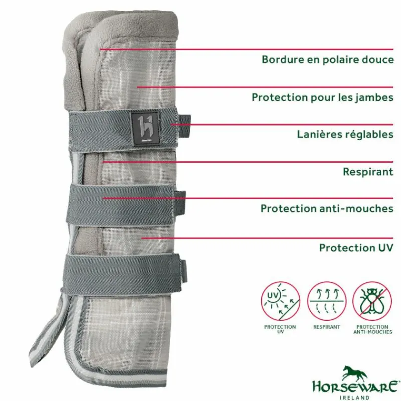 Online - Guêtres anti-mouches Newmarket witney charcoal Guêtres Anti-Mouches