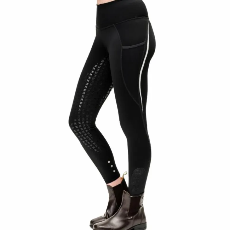 Leggings D'Équitation*Horseware - Legging d'équitation femme Formfit Winter full grip Noir