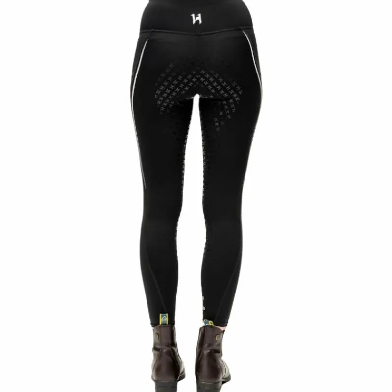 Leggings D'Équitation*Horseware - Legging d'équitation femme Formfit Winter full grip Noir