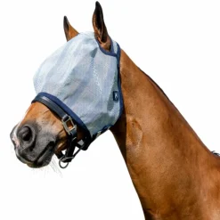 Sale - Masque anti-mouches sans oreilles Newmarket witney navy Masques Anti-Mouches Poneys|Masques Anti-Mouches