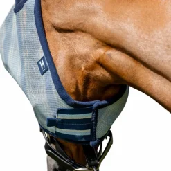 Sale - Masque anti-mouches sans oreilles Newmarket witney navy Masques Anti-Mouches Poneys|Masques Anti-Mouches