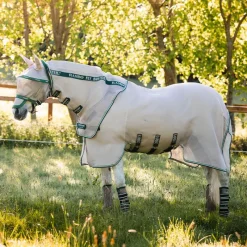 New - Masque anti-mouches Rambo plus avoine/ vert Masques Anti-Mouches Poneys|Masques Anti-Mouches