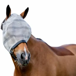Sale - Masque anti-mouches sans oreilles Newmarket witney charcoal Masques Anti-Mouches Poneys|Masques Anti-Mouches