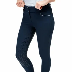 Pantalons D'Équitation*Horseware - Pantalon d'équitation femme Newmarket Mid Rise full grip Marine