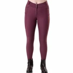 Sale - Pantalon d'équitation femme Flexfit Winter celestial purple full grip Pantalons D'Équitation