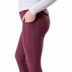 Sale - Pantalon d'équitation femme Flexfit Winter celestial purple full grip Pantalons D'Équitation