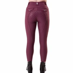 Sale - Pantalon d'équitation femme Flexfit Winter celestial purple full grip Pantalons D'Équitation