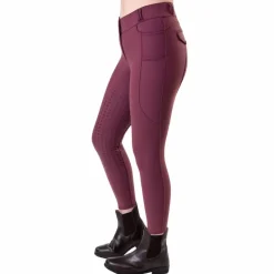 Sale - Pantalon d'équitation femme Flexfit Winter celestial purple full grip Pantalons D'Équitation