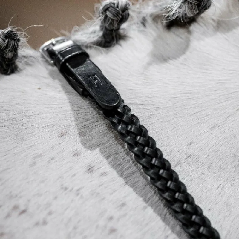 Rênes Et Arrêtoirs De Rênes*Horseware - Rênes Plaited Noir