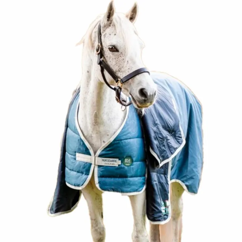 Couvertures Et Chemises*Horseware - Sous-couverture Ecolin canard/ gris 200g Bleu