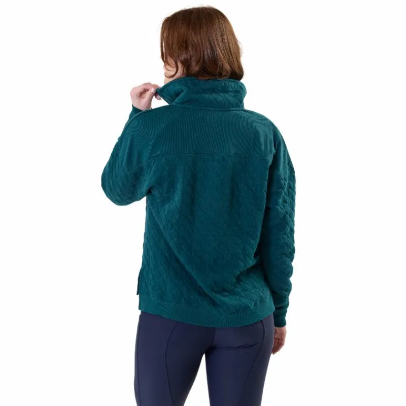 Pulls Et Gilets*Horseware - Sweat manches longues femme Liberty Winter dynasty green Vert