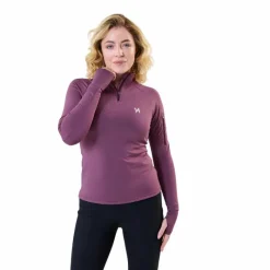 Sale - Sweat manches longues femme Strive Winter 1/4 Zip celestial purple Pulls Et Gilets