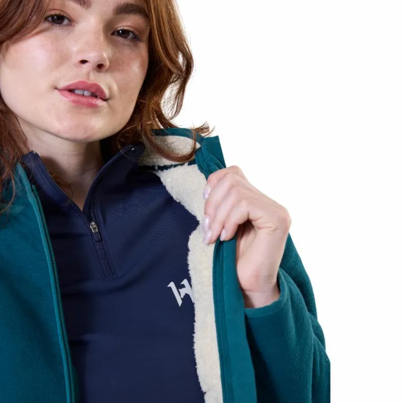 Pulls Et Gilets*Horseware - Veste polaire manches longues femme Pace dynasty green Vert