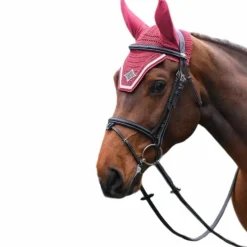 Bonnets Pour Chevaux*Jump'In - Bonnet chevaux Écusson et champagne Bordeaux