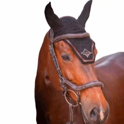 Best - Bonnet écusson losange / choco/ marron Bonnets Pour Chevaux|Cso