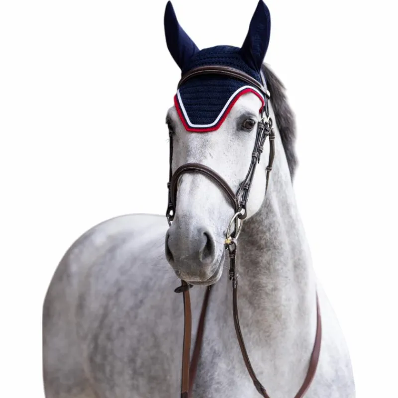 Hot - Bonnet pour chevaux Balthazar / rouge Bonnets Pour Chevaux