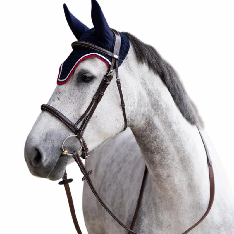 Hot - Bonnet pour chevaux Balthazar / rouge Bonnets Pour Chevaux