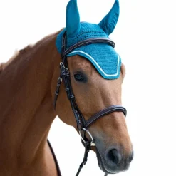 Bonnets Pour Chevaux*Jump'In - Bonnet pour chevaux Balthazar lagon/ lurex Bleu