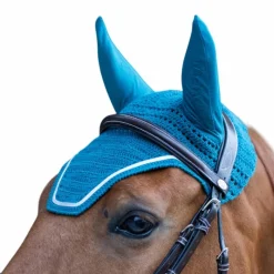 Bonnets Pour Chevaux*Jump'In - Bonnet pour chevaux Balthazar lagon/ lurex Bleu
