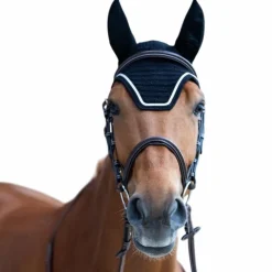 Bonnets Pour Chevaux*Jump'In - Bonnet pour chevaux Balthazar / lurex Noir