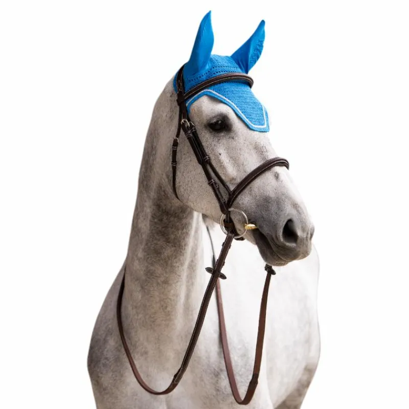 Discount - Bonnet pour chevaux Balthazar royal/ lurex Bonnets Pour Chevaux