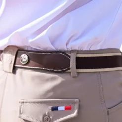 Sale - Ceinture élastique mixte havane Ceintures