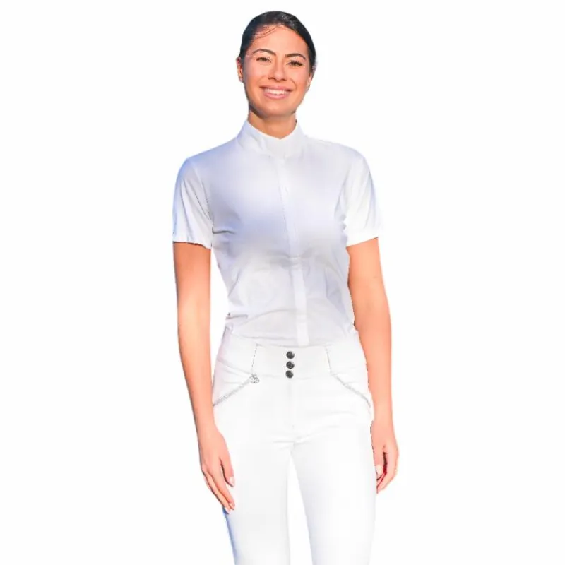 Discount - Chemise manches courtes femme Emma Polos Et Chemises