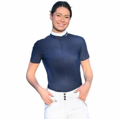 Polos Et Chemises*Jump'In - Chemise manches courtes femme Emma Marine