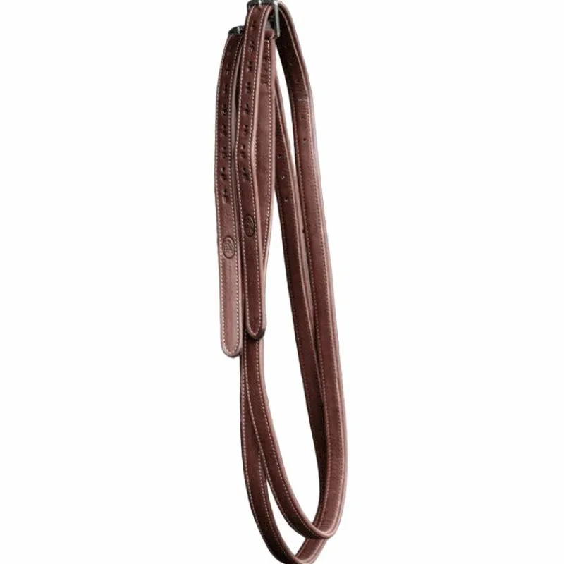 Étrivières*Jump'In - Etrivières en veau plongé noisette