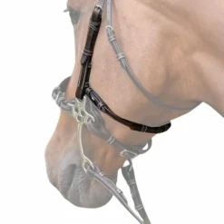 Montants De Bridons*Jump'In - Montants et lanière pour hackamore collection Week Noir