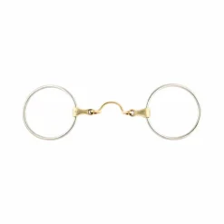 Clearance - Mors avec passage de langue grands anneaux Mors Deux Anneaux