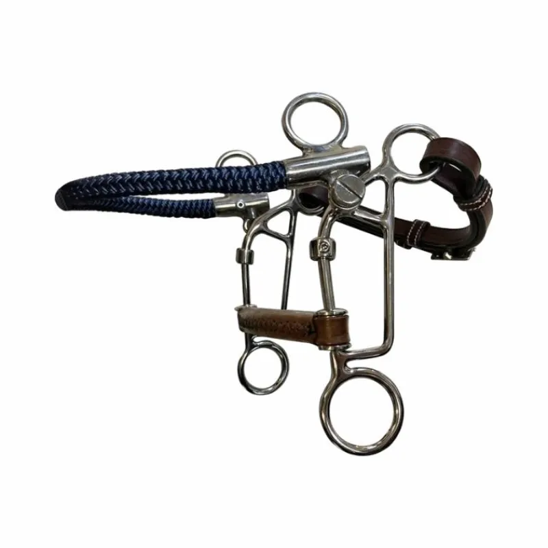 Mors Combiné*Jump'In - Mors combiné cuir rond