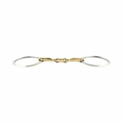 Mors Deux Anneaux*Jump'In - Mors fin carré double brisure grands anneaux plats