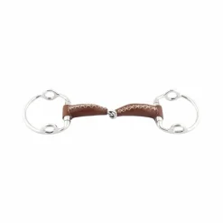 Hot - Mors releveur simple brisure gainé cuir Mors Releveurs|Mors Poneys
