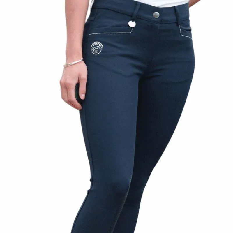 Pantalons D'Équitation*Jump'In - Pantalon d'équitation femme Super X Marine