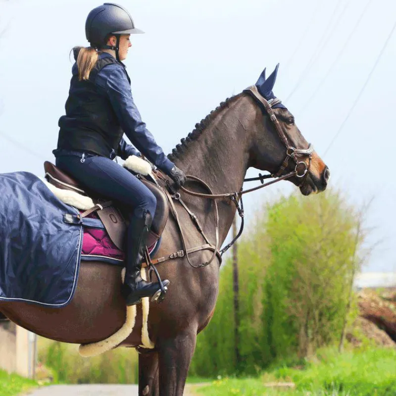 Pantalons D'Équitation*Jump'In - Pantalon d'équitation femme Super X Marine