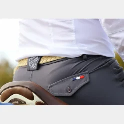 Pantalons D'Équitation|Horseball*Jump'In - Pantalon d'équitation homme Super X Gris