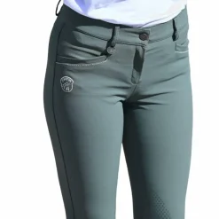 Pantalons D'Équitation*Jump'In - Pantalon d'équitation femme Super X thym Vert