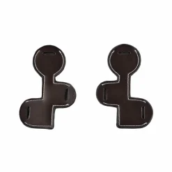 Outlet - Protection pour hackamore en cuir havane Accessoires De Mors