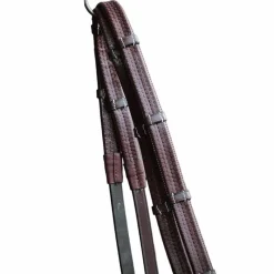 Rênes Et Arrêtoirs De Rênes*Jump'In - Rênes caoutchouc à arrêtoirs One Havane Marron