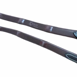 Rênes Et Arrêtoirs De Rênes*Jump'In - Rênes en caoutchouc avec 7 stoppers 1/2 collection One noisette Marron