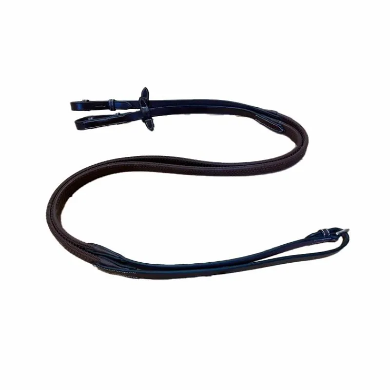 Hot - Rênes en caoutchouc 1/2 collection Week havane Rênes Et Arrêtoirs De Rênes